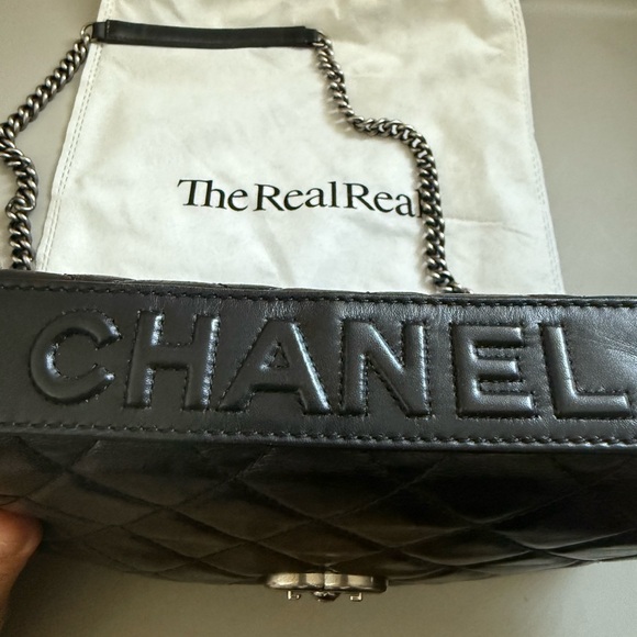 Chanel Karl Lagerfield Perfect Edge II Black Quilted Flap Bag - Picture 10 of 13